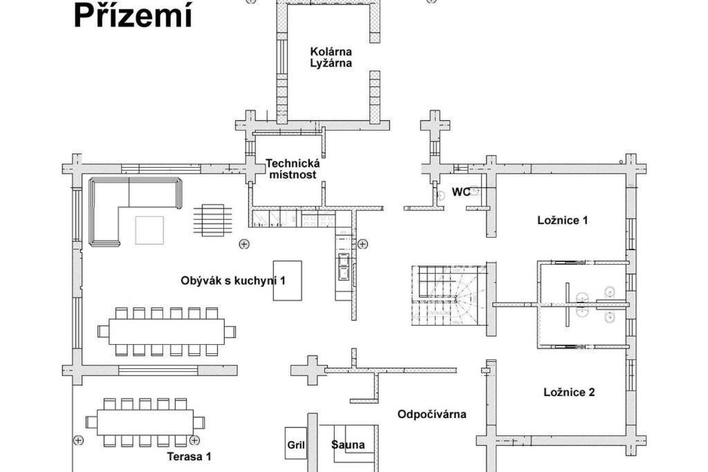 Villa Luxusní srub až 24 lůžek - Sruby-lipno Frymburk Exterior foto