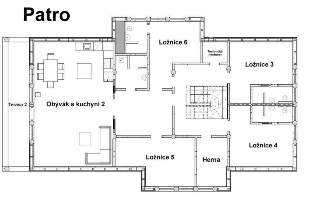 Villa Luxusní srub až 24 lůžek - Sruby-lipno Frymburk Exterior foto
