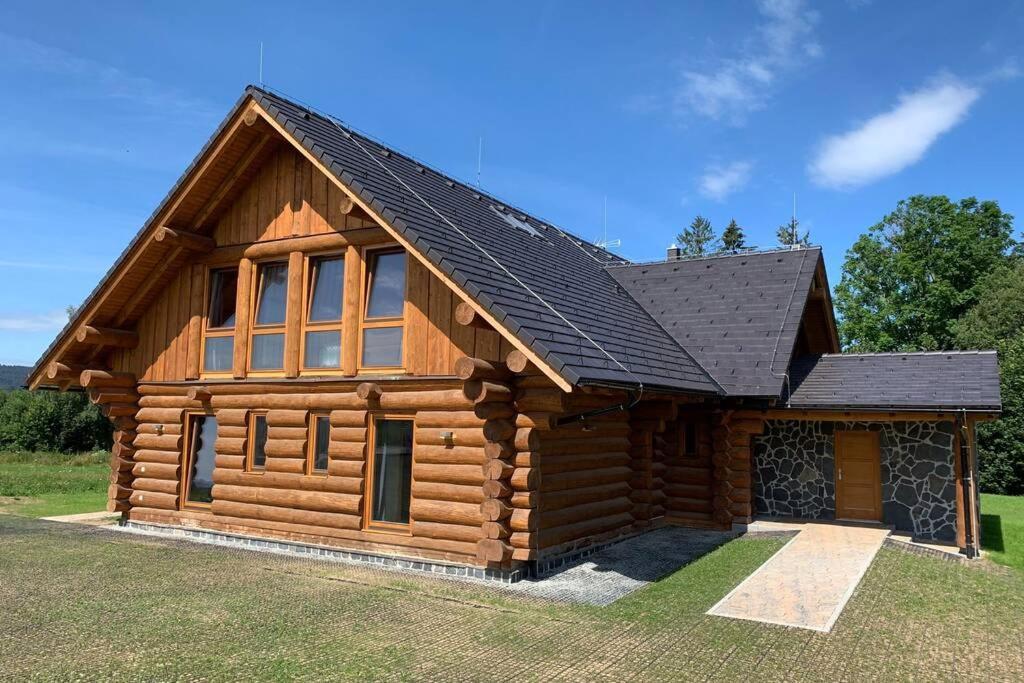 Villa Luxusní srub až 24 lůžek - Sruby-lipno Frymburk Exterior foto
