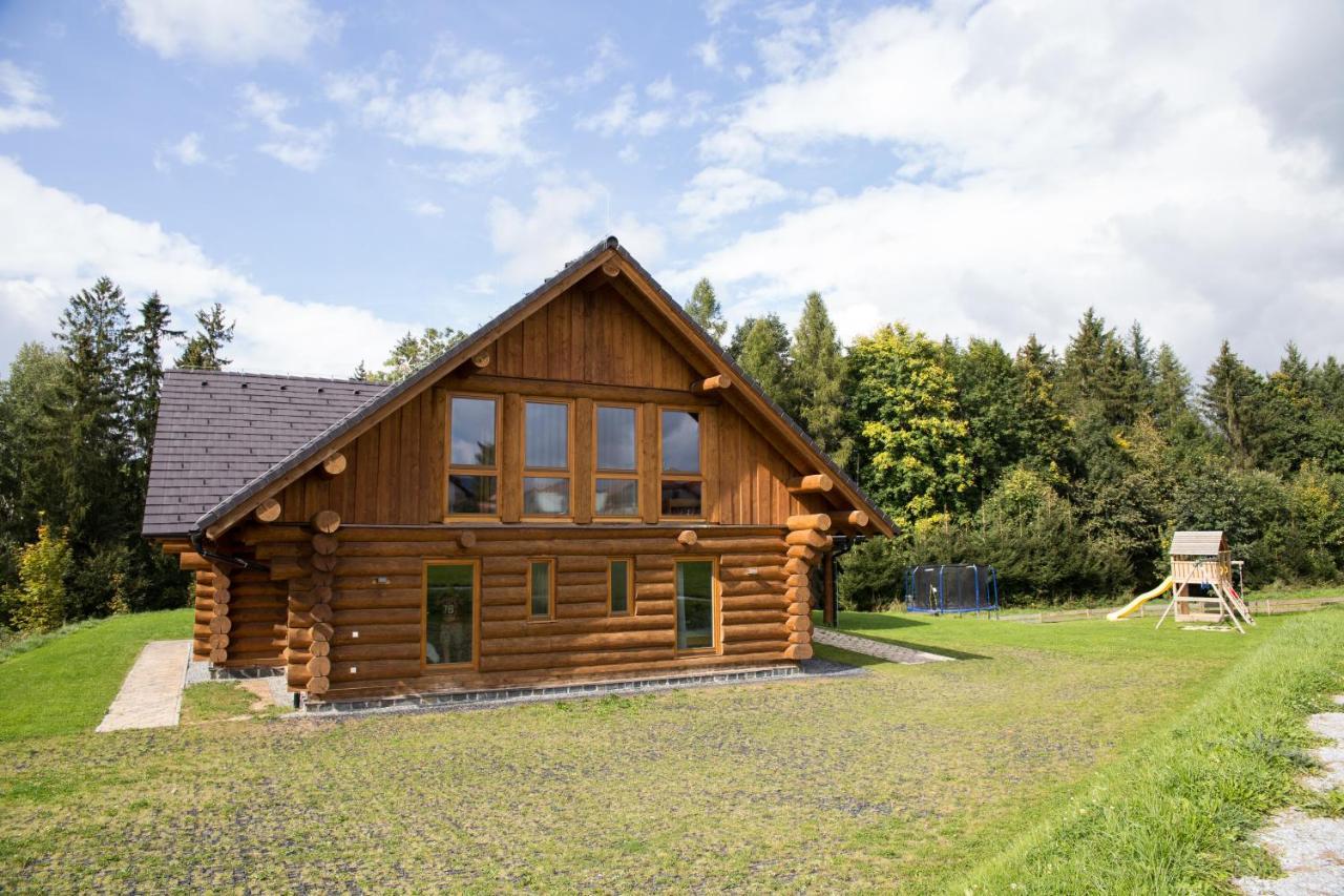 Villa Luxusní srub až 24 lůžek - Sruby-lipno Frymburk Exterior foto