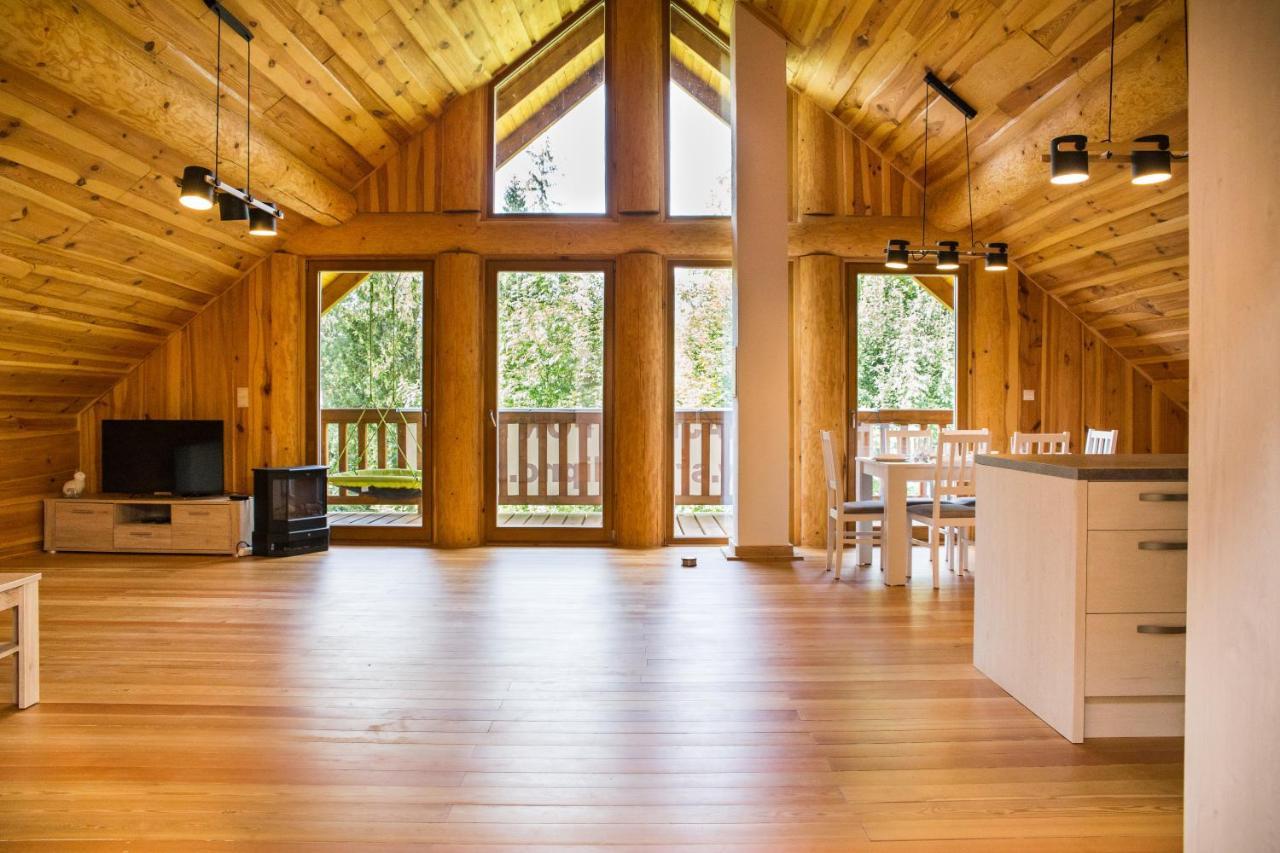 Villa Luxusní srub až 24 lůžek - Sruby-lipno Frymburk Exterior foto