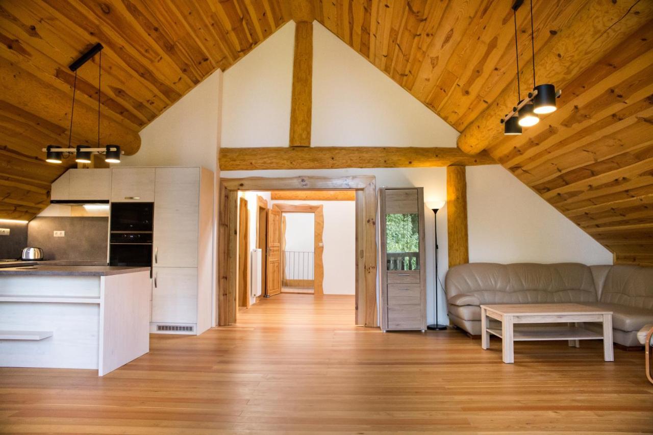Villa Luxusní srub až 24 lůžek - Sruby-lipno Frymburk Exterior foto