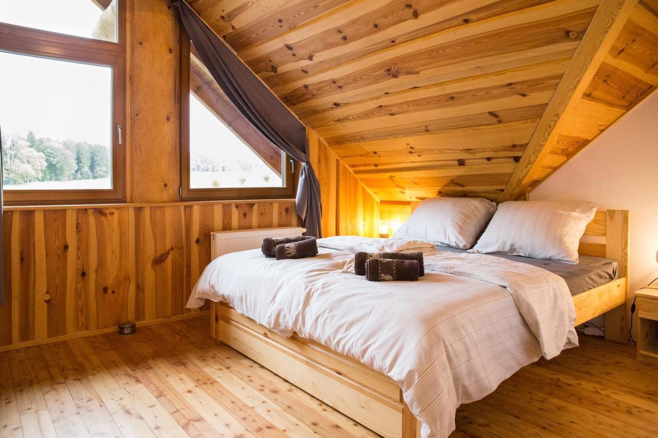 Villa Luxusní srub až 24 lůžek - Sruby-lipno Frymburk Exterior foto