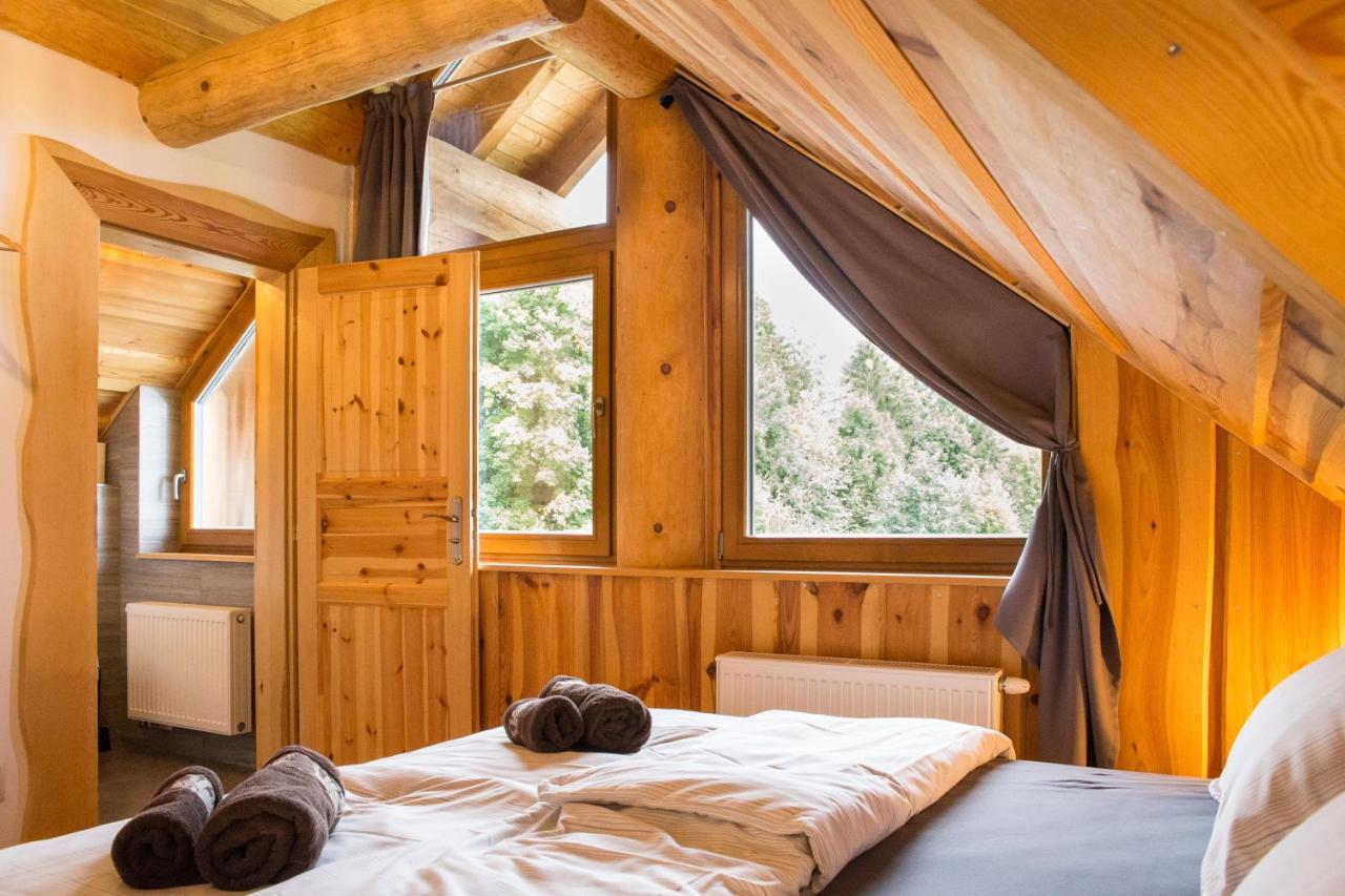 Villa Luxusní srub až 24 lůžek - Sruby-lipno Frymburk Exterior foto