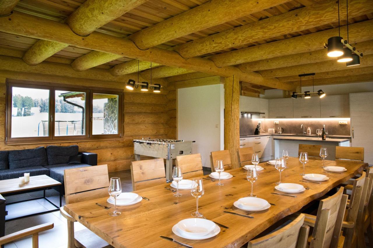 Villa Luxusní srub až 24 lůžek - Sruby-lipno Frymburk Exterior foto
